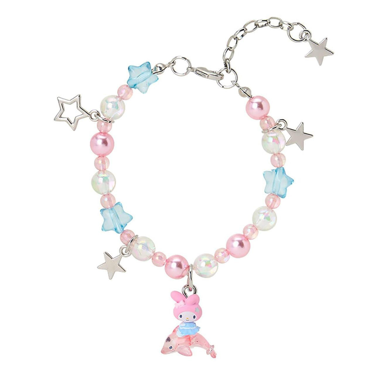 SANRIO | My Melody Beaded Bracelet 106x73x18mm (Shiny Dolphin)