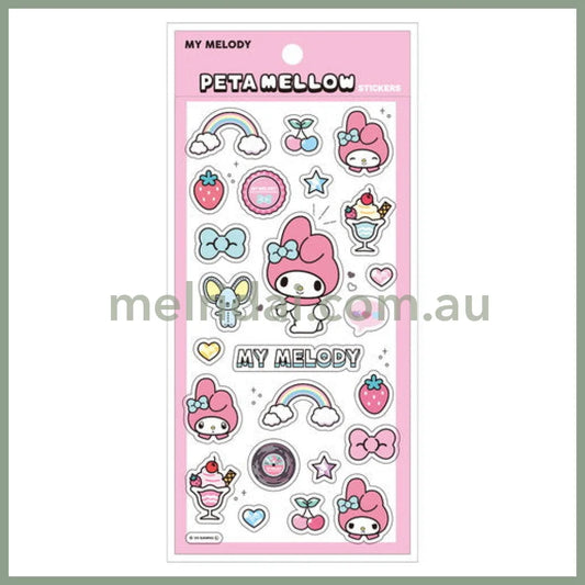 SANRIO | My Melody Clear Plump 3D Sticker 175×90mm (Peta Mellow)
