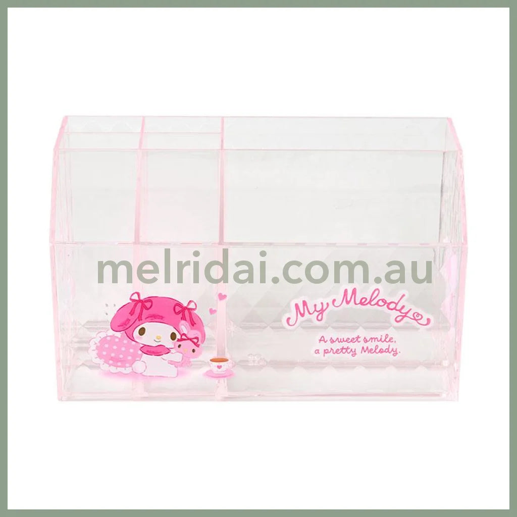 SANRIO | My Melody Cosmetic Desk Organizer 170×93×100mm (Relaxing)