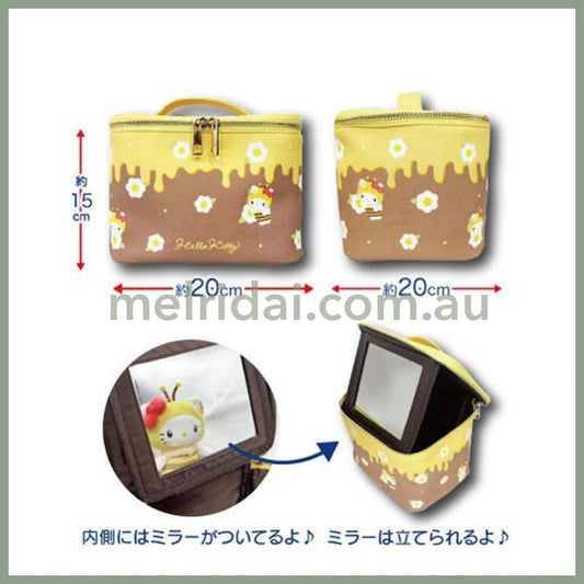 SANRIO | My Melody Cosmetic Pouch with Mirror 150×200x200mm (Bee)