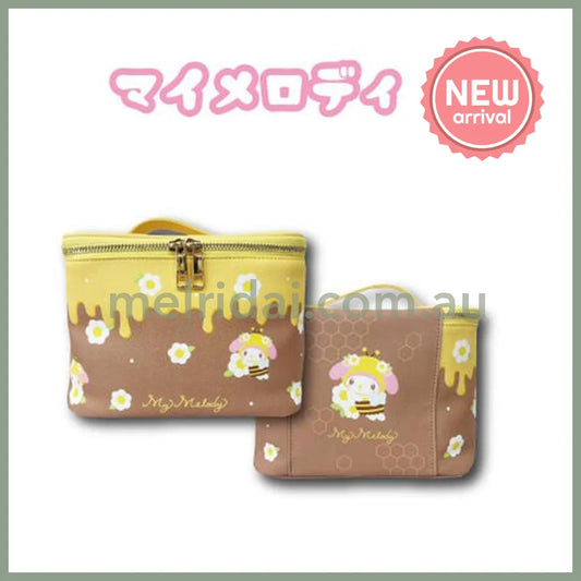 SANRIO | My Melody Cosmetic Pouch with Mirror 150×200x200mm (Bee)