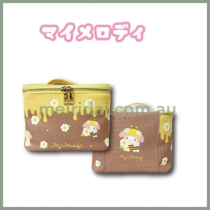 SANRIO | My Melody Cosmetic Pouch with Mirror 150×200x200mm (Bee)