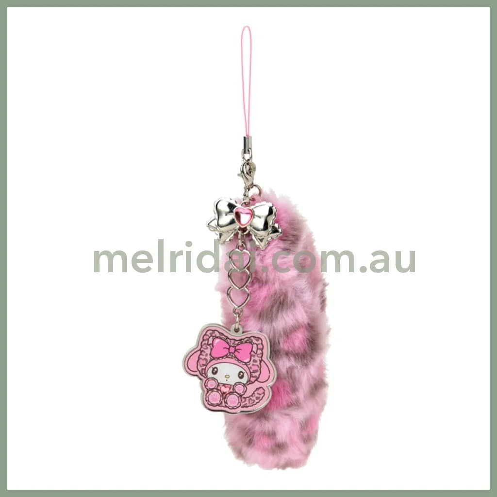 SANRIO | My Melody Dangling Tail Mascot Strap 40×40×130mm (Leopard Gal Cat)