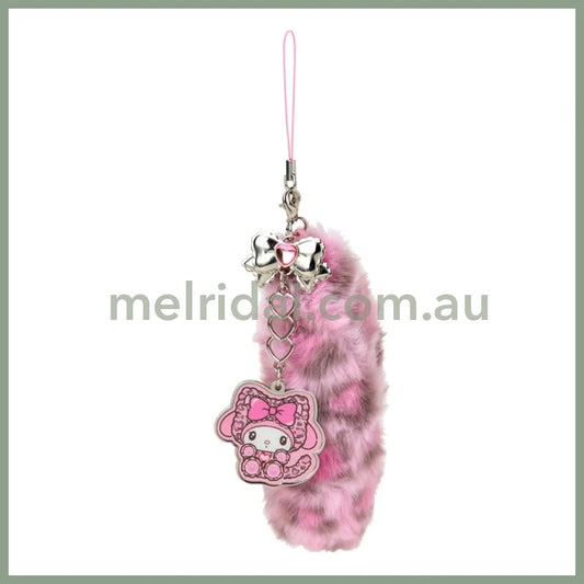 SANRIO | My Melody Dangling Tail Mascot Strap 40×40×130mm (Leopard Gal Cat)