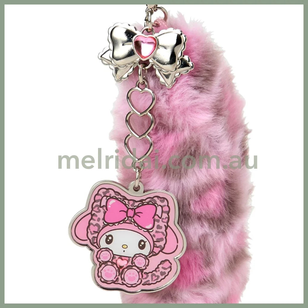 SANRIO | My Melody Dangling Tail Mascot Strap 40×40×130mm (Leopard Gal Cat)