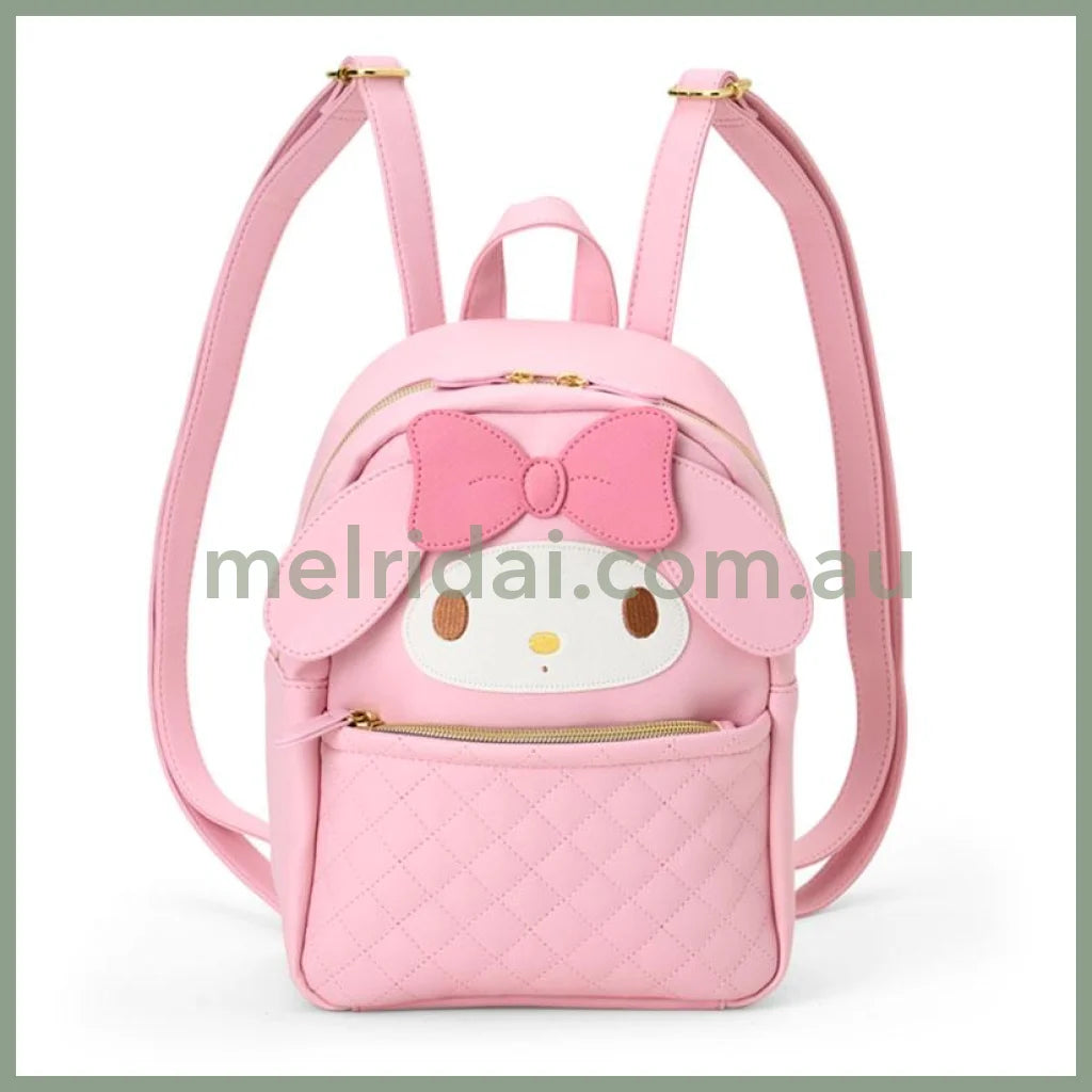 SANRIO | My Melody Face-Shaped Backpack PU Leather 26.0 x 22.0 x 12.5cm