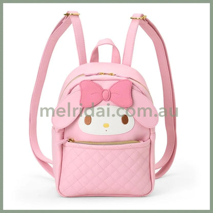 SANRIO | My Melody Face-Shaped Backpack PU Leather 26.0 x 22.0 x 12.5cm