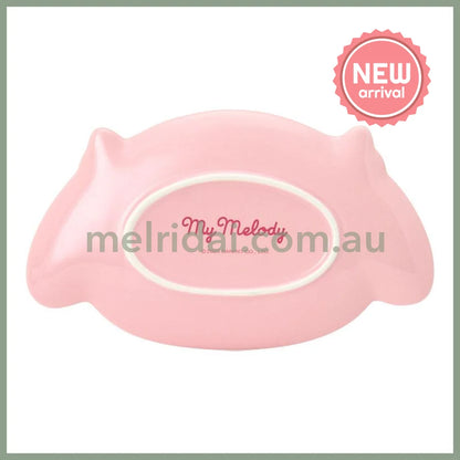 SANRIO | My Melody Face Shaped Plate Microwave Dishwasher And Dryer Safe 196x115x15mm