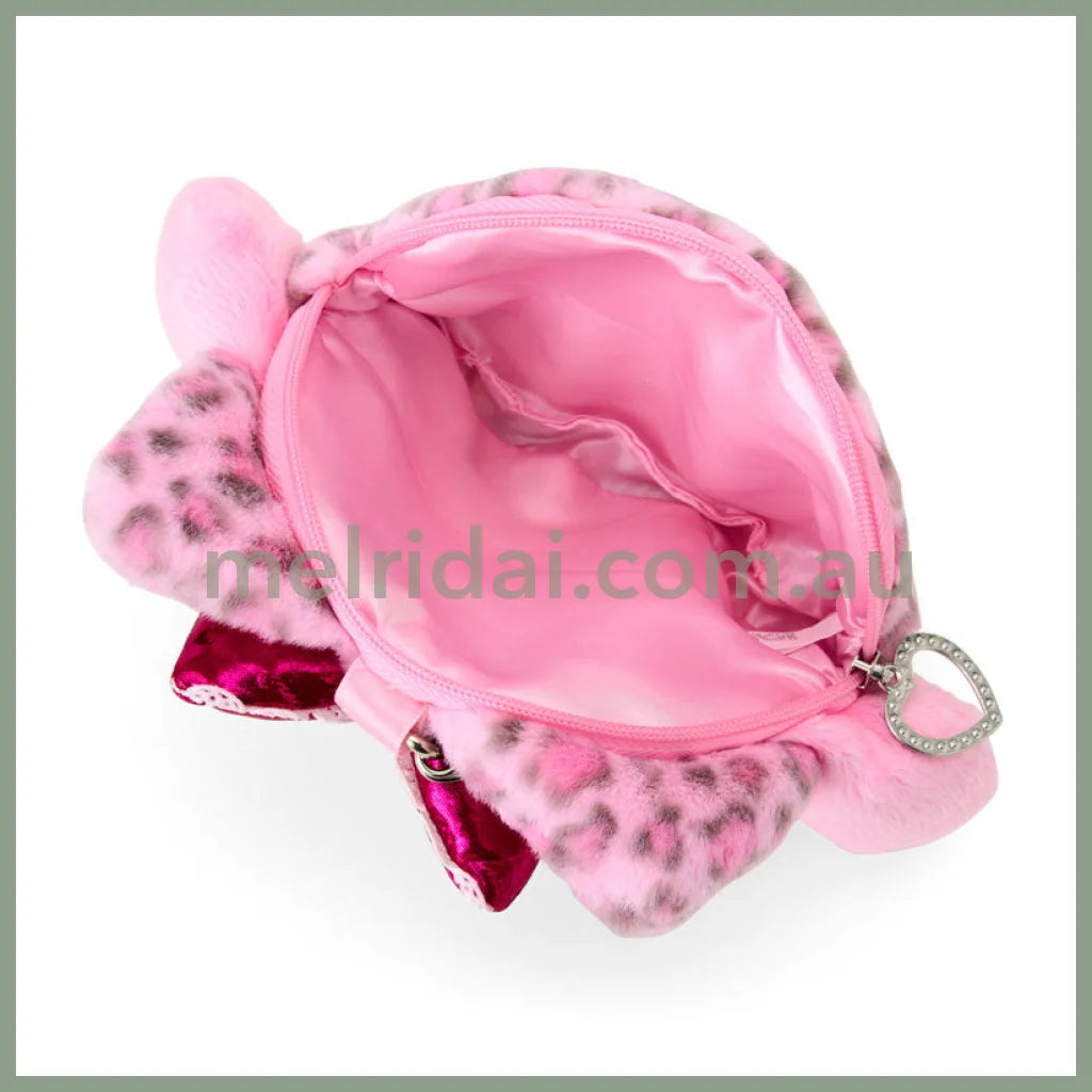 SANRIO | My Melody Face-shaped Pouch Bag Charm 130×20×110mm (Leopard Gal Cat)