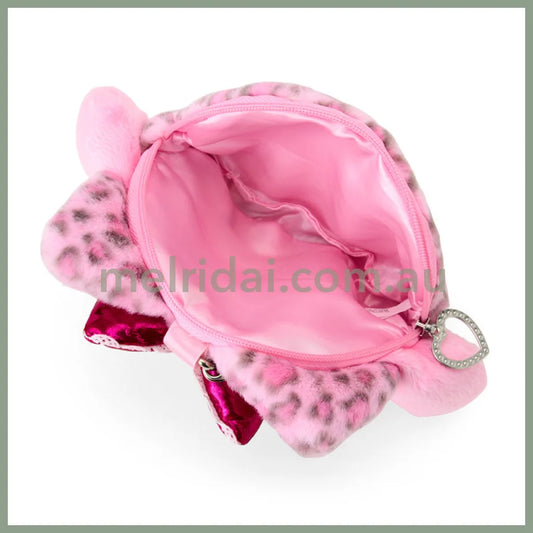 SANRIO | My Melody Face-shaped Pouch Bag Charm 130×20×110mm (Leopard Gal Cat)