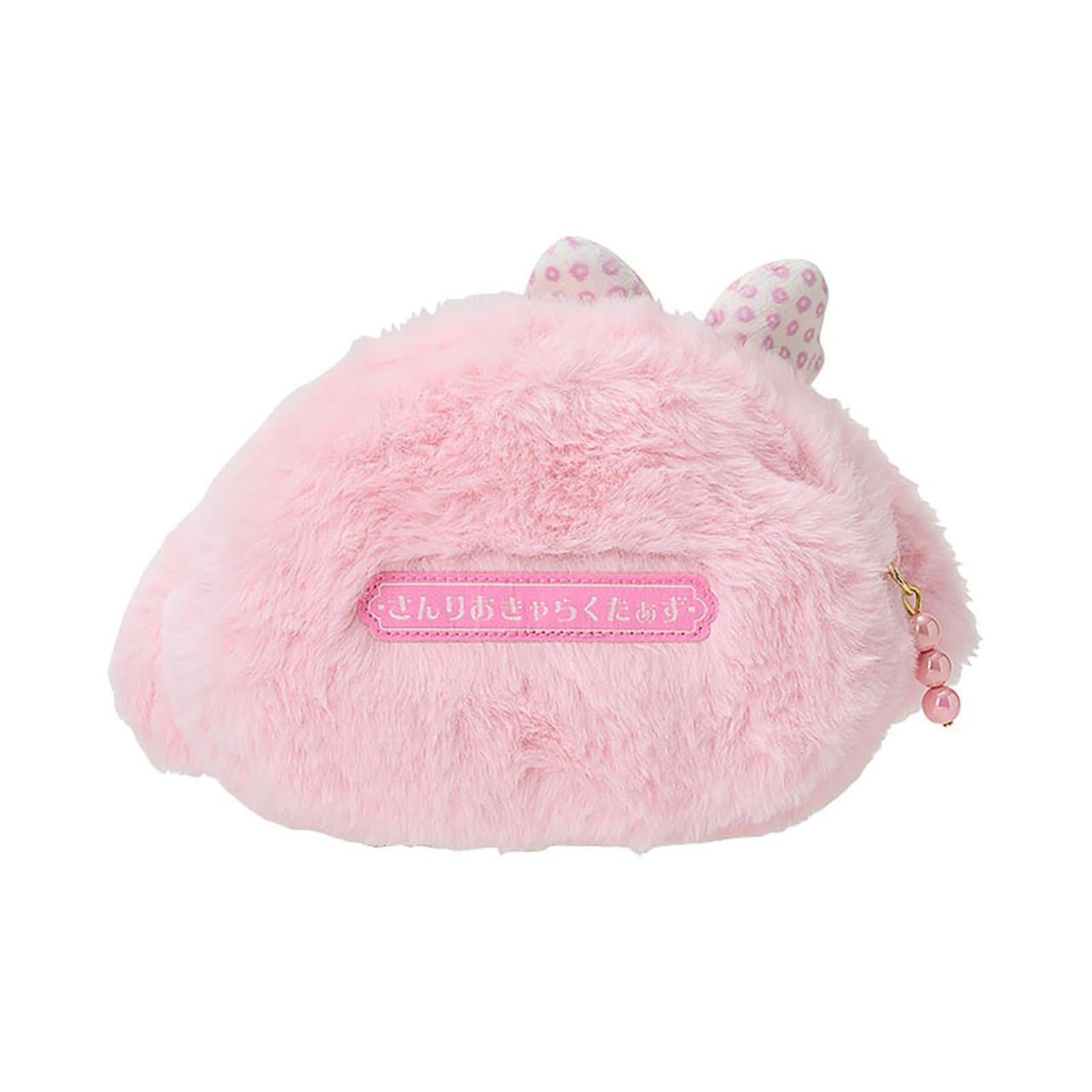 SANRIO | My Melody Fluffy Face-Shaped Pouch 21.4 x 14.0 x 7.1cm (Nagomi Pastel)