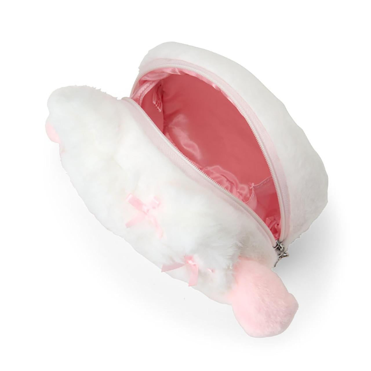 SANRIO | My Melody Face-shaped Pouch 22.1 x 13.3 x 8.7cm (White Cat Ballerina)