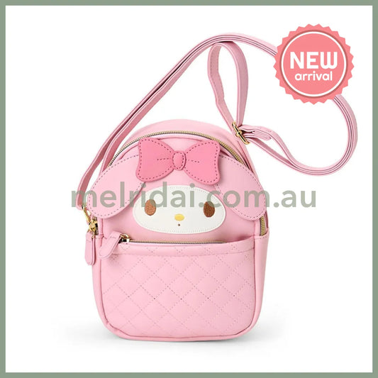 SANRIO | My Melody Face-Shaped Shoulder Bag PU Leather 175 x 80 x 200mm