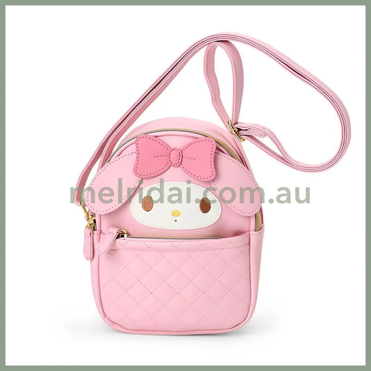 SANRIO | My Melody Face-Shaped Shoulder Bag PU Leather 175 x 80 x 200mm