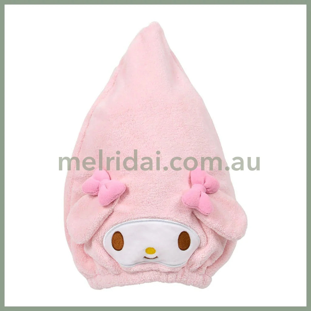 SANRIO | My Melody Face - Shaped Towel Cap 21.9 x 17.8 x 5.3cm