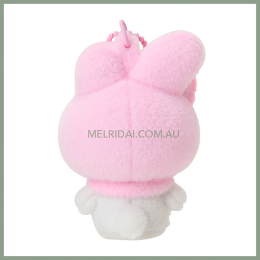 SANRIO | My Melody Flocky Mascot Holder Keychain Bag Charm 50×45×70mm