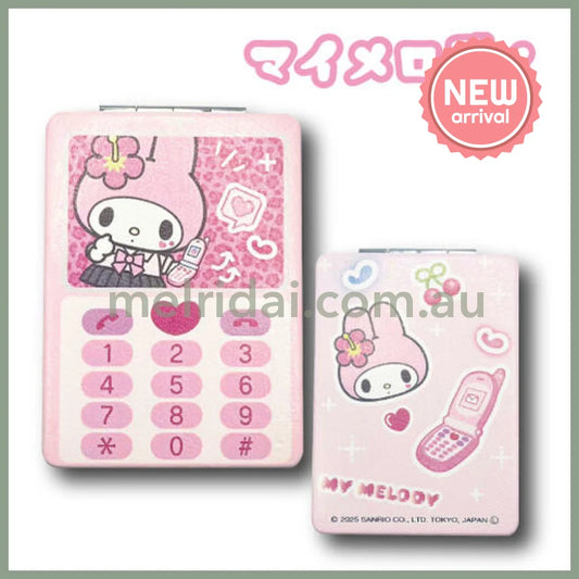 SANRIO | My Melody Foldable Mirror Ｈ8.5×Ｗ6cm (Gal Series)