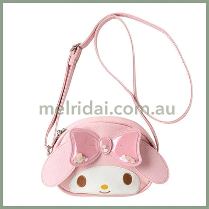 Sanrio | My Melody Kids Shoulder Bag Face Shape W18.5×D4×H12Cm