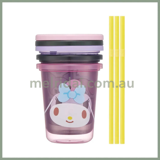SANRIO | My Melody & Kuromi Cup/Tumbler Skater 320ml Set of 3