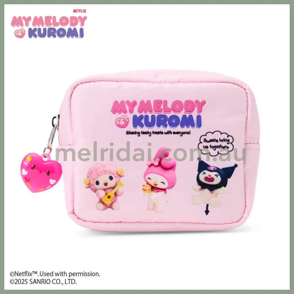 SANRIO | My Melody & Kuromi & My Sweet Piano Pouch W12×D4.5×H10cm (Netflix My Melody & Kuromi)