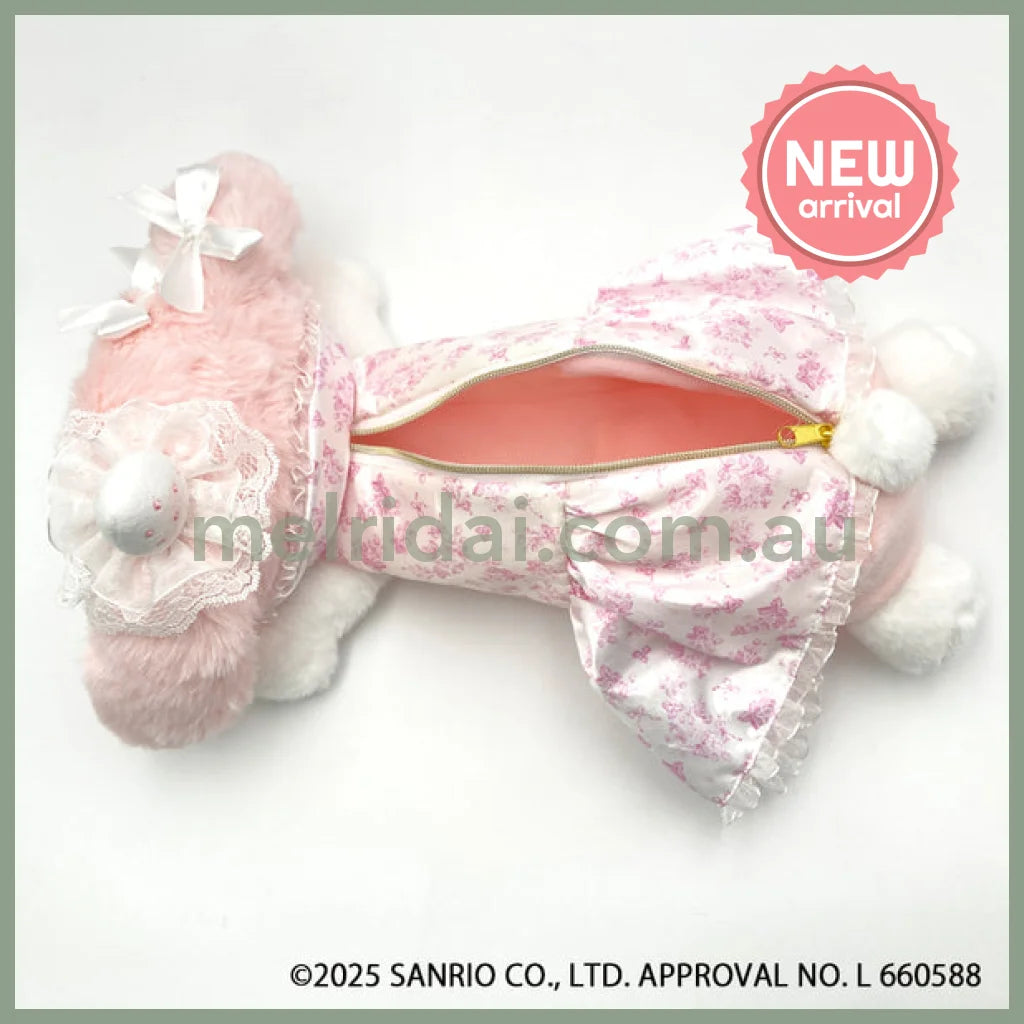 SANRIO | My Melody Long Pouch Pencil Case 125×180×62mm (White Strawberry Tea Time)