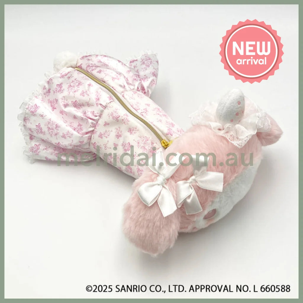 SANRIO | My Melody Long Pouch Pencil Case 125×180×62mm (White Strawberry Tea Time)