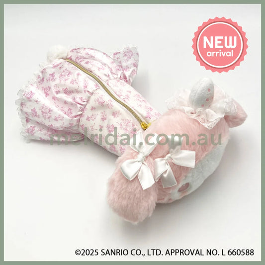 SANRIO | My Melody Long Pouch Pencil Case 125×180×62mm (White Strawberry Tea Time)