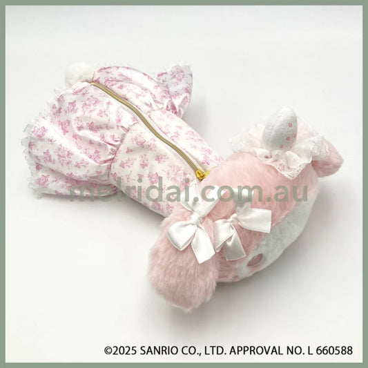 SANRIO | My Melody Long Pouch Pencil Case 125×180×62mm (White Strawberry Tea Time)