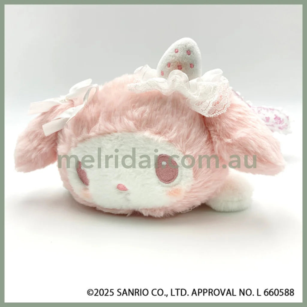 SANRIO | My Melody Long Pouch Pencil Case 125×180×62mm (White Strawberry Tea Time)