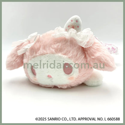 SANRIO | My Melody Long Pouch Pencil Case 125×180×62mm (White Strawberry Tea Time)