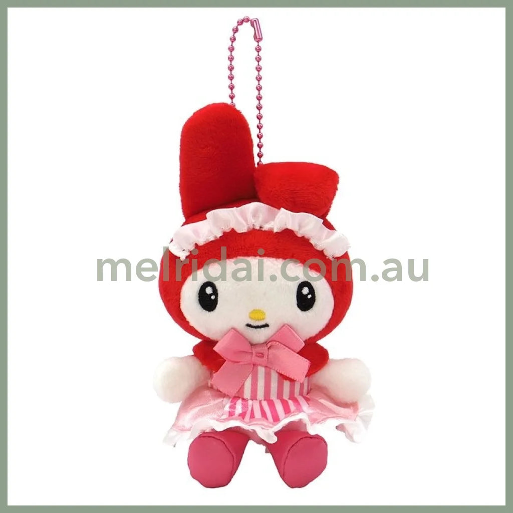 SANRIO | My Melody Maid Mascot Holder Plush Keychain Bag Charm 12cm (50th Collection)