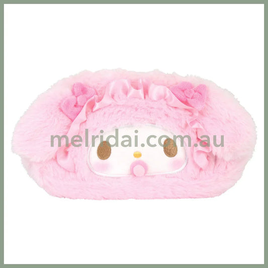 SANRIO | My Melody Mascot Face Cosmetic Pouch Pen Case 180×80×70mm (Baby)