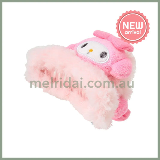SANRIO | My Melody Mascot Hair Claw Clip 120×80×80mm (Fluffy Face)