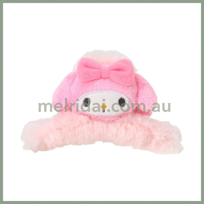 SANRIO | My Melody Mascot Hair Claw Clip 120×80×80mm (Fluffy Face)