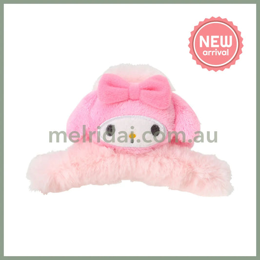 SANRIO | My Melody Mascot Hair Claw Clip 120×80×80mm (Fluffy Face)
