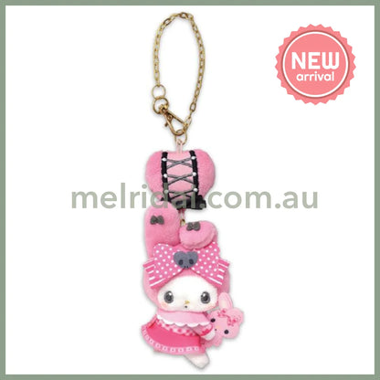 SANRIO | My Melody Mascot Holder Bag Charm 20cm Approx. (My Melody 50th Anniversary & Kuromi 20th Anniversary/Black