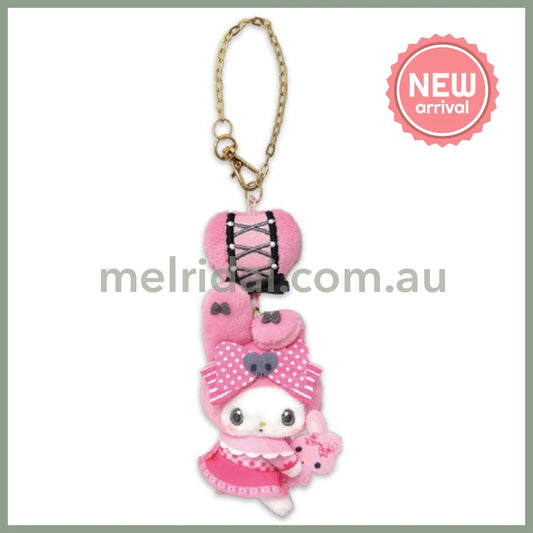 SANRIO | My Melody Mascot Holder Bag Charm 20cm Approx. (My Melody 50th Anniversary & Kuromi 20th Anniversary/Black
