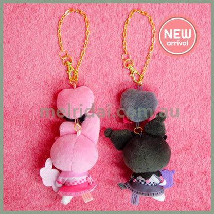 SANRIO | My Melody Mascot Holder Bag Charm 20cm Approx. (My Melody 50th Anniversary & Kuromi 20th Anniversary/Black