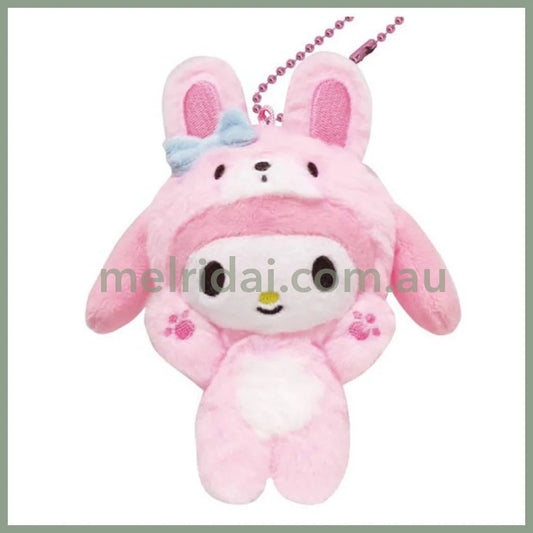 SANRIO | My Melody Mascot Holder Bag Charm Plush Keychain 115×85×72mm (Cheers Banzai Series)