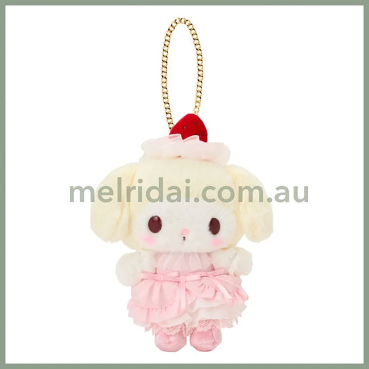 SANRIO | My Melody Mascot Holder Bag Charm Plush Keychain 120×75×165mm (Strawberry Shortcake)
