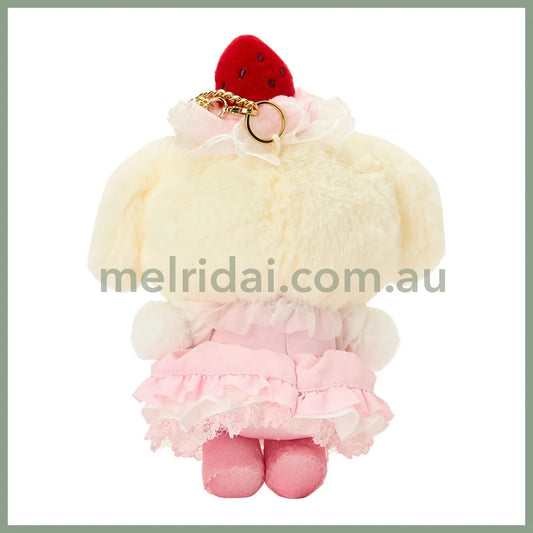 SANRIO | My Melody Mascot Holder Bag Charm Plush Keychain 120×75×165mm (Strawberry Shortcake)
