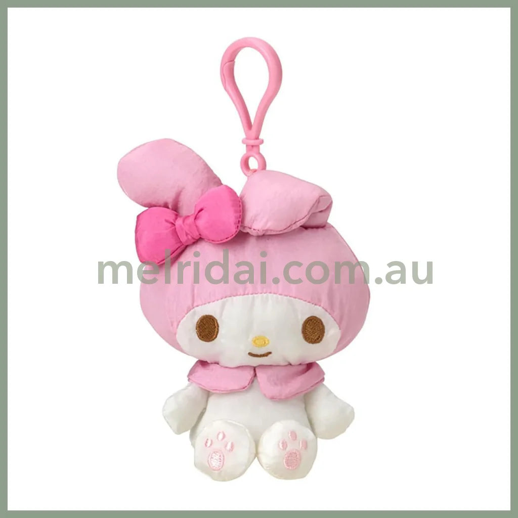 SANRIO | My Melody Mascot Holder Plush Keychain 10cm x 9cm x 12cm (Fluffy Kids/Fuwasha Kids)