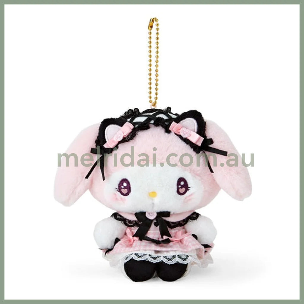 Sanrio | My Melody Mascot Holder Plush Keychain 14×7×14Cm (Dream Ribbon)