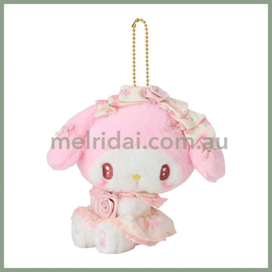 Sanrio | My Melody Mascot Holder Plush Keychain 18×8×13Cm (Dolly Rose)