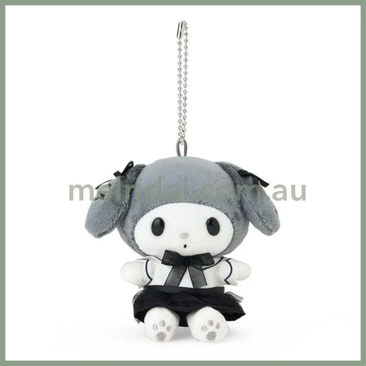 SANRIO | My Melody Mascot Holder Plush Keychain 5.0 x 7.9 x 13.5cm (Monotone)