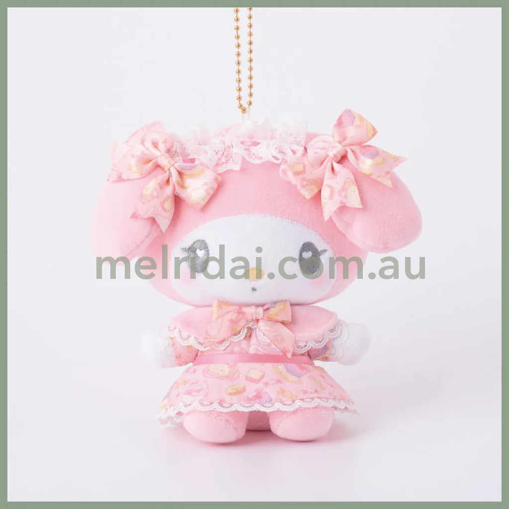 SANRIO | My Melody Mascot Holder Plush Keychain Bag Charm 100mm Approx. (Romantic Sweets)