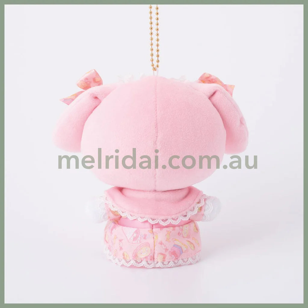 SANRIO | My Melody Mascot Holder Plush Keychain Bag Charm 100mm Approx. (Romantic Sweets)