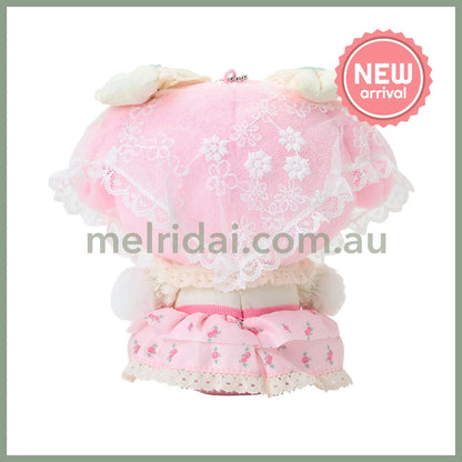 SANRIO | My Melody Mascot Holder Plush Keychain Bag Charm 125×85×150mm (Forest Lace)