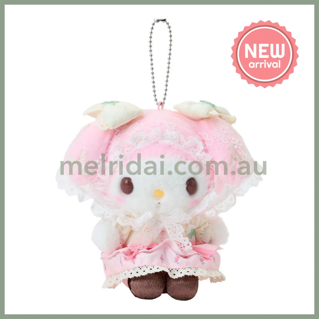 SANRIO | My Melody Mascot Holder Plush Keychain Bag Charm 125×85×150mm (Forest Lace)