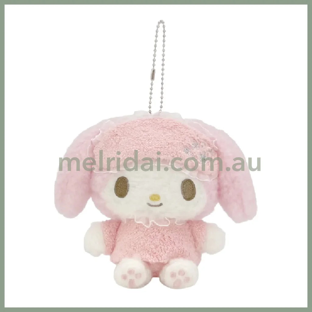SANRIO | My Melody Mascot Holder Plush Keychain Bag Charm 130×145×70mm (Pajamas)